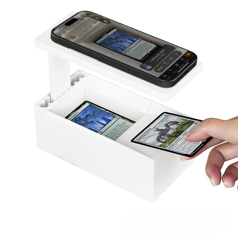 Scanner manuel de carte de support de téléphone