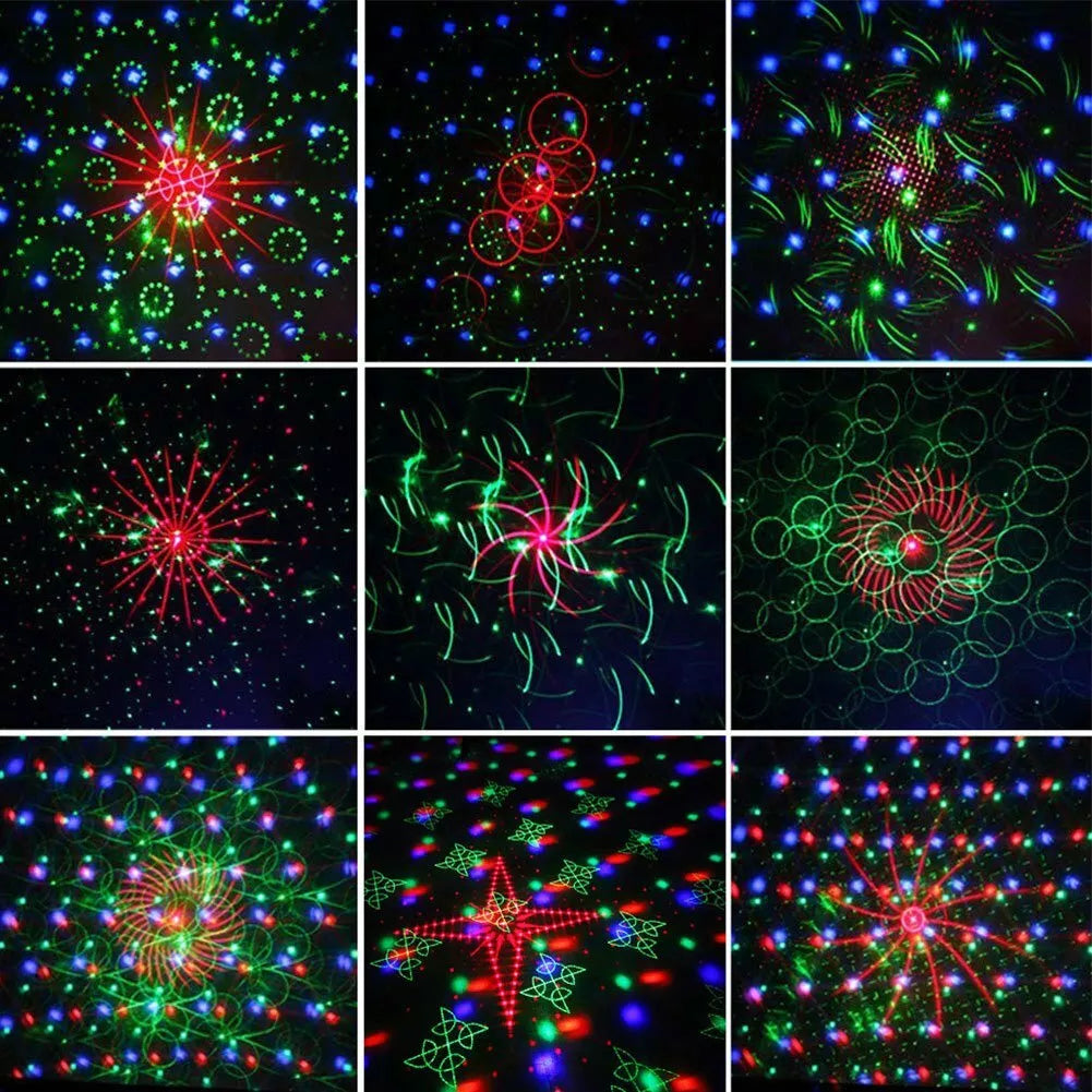 1240 Motif LED Projecteur laser Stage Lumière RGB Parti KTV Club Lumières Noël