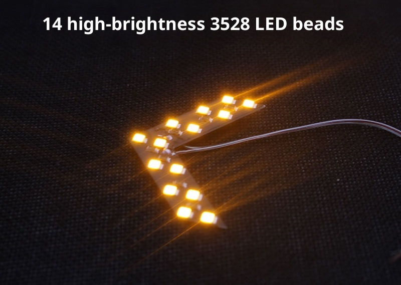 Arrow-shaped LED bulb for electric vehicle