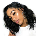 Perruque femelle courte cheveux bouclés centrés maïs perm noir africain petit cheveux bouclés chimique Fib