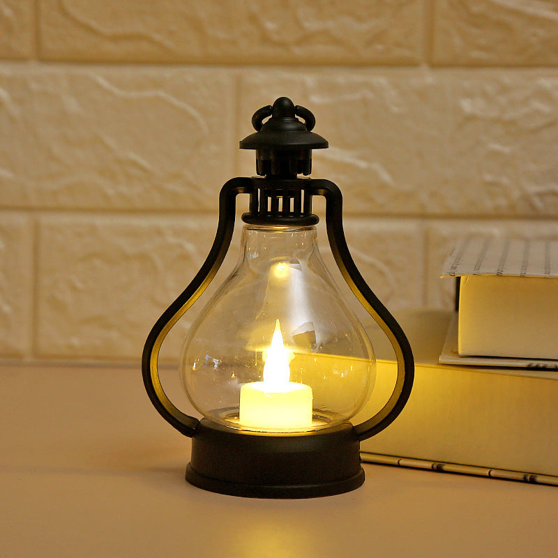 Led bougie électronique pour enfants lampe de nuit portable rétro Script tuant Kerosene lampe P