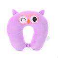 Cute Owl U Oreiller en forme de cou 230g Oreiller de voyage en peluche pour enfants Airplane Bureau de voiture Nap