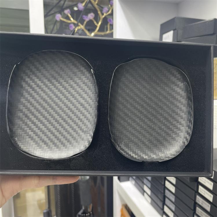 Couverture de protection montée à la tête de l'oreilleur Fibre de carbone de 3K Fibre forgée