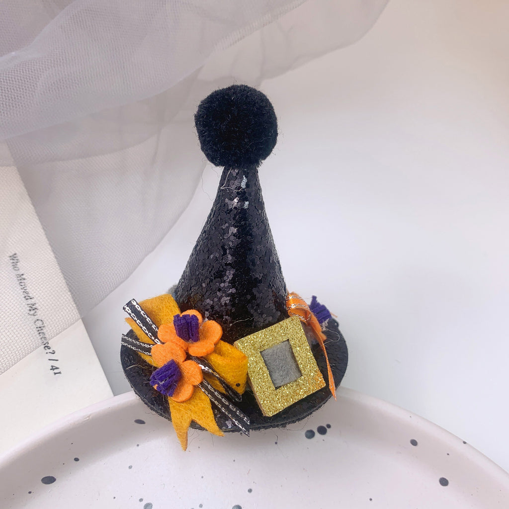 Rôle des enfants Jouer Halloween drôle Chapeau de citrouille Barrettes