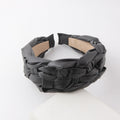 Large Side Simplicity Woven Leather Headband Women's Leisure Street S Headdress