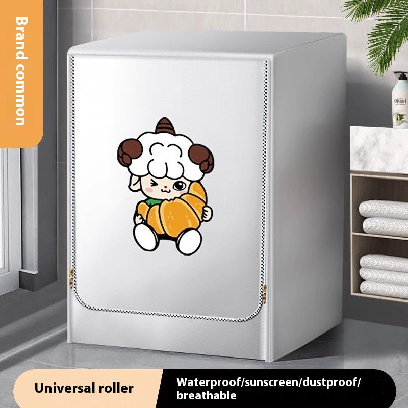 Rouleau Laver la machine Couverture imperméable Couverture solaire Couverture de poussière Protection UV