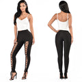 Leggings à deux yeux de poulet unicolore
