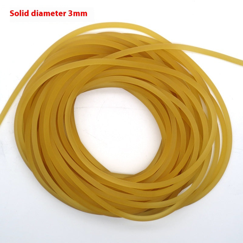 2-8mm Solid Fluorescent Latex haute résilience Jouets Projectiles de pêche Slings Durable Round