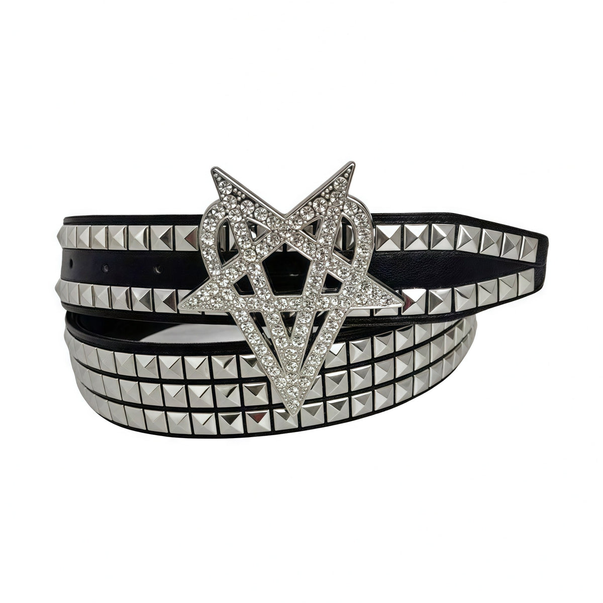 Rivet Punk large ceinture mode et polyvalent style vintage