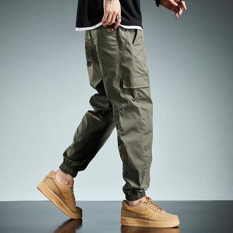 Pantalon casual de fret tendance homme