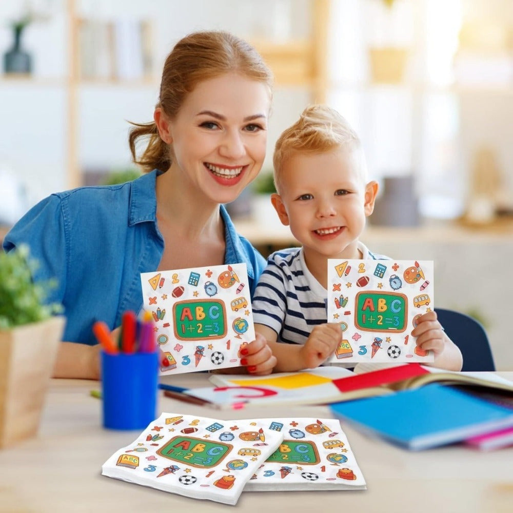 Serviettes de rentrée