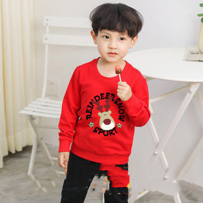 Chandail d'enfant Style coréen Chandail Sweatshirt rond garçon