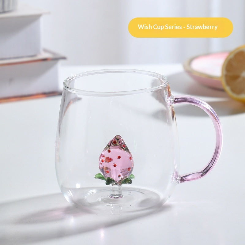 3D Animal Mug, High Borosilicate Coffee Latte and Juice Cup