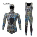 Costume de plongée Split hommes à capuche Cold-proof Costume de surf chaud Costume de plongée longue manches