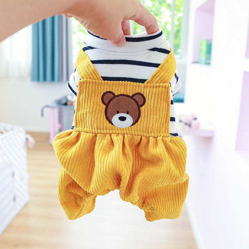 Vêtements pour chiots en peluche Vêtements pour chiens à quatre pattes
