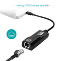 Type-C à RJ45 Carte réseau Gigabit vers USB 3.1 Port