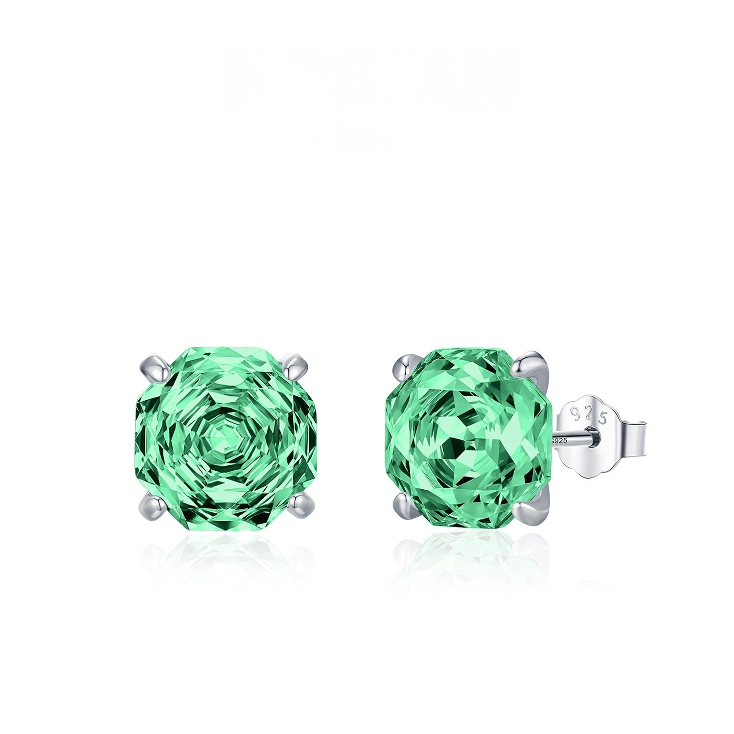 Boucles d'oreilles en diamant brillant taille rose Unisex Accessoire