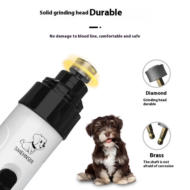 Jeu de ciseaux électriques de manucure pour chien