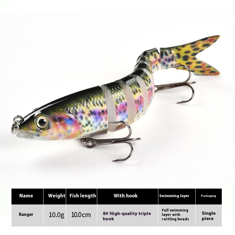 Morceau de lièvre bionique de poissons multisections
