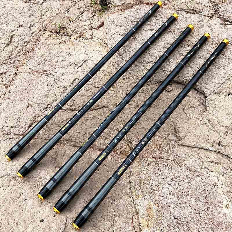 Carbon court-section Stream Carp Hand Rod pour la pêche plate-forme