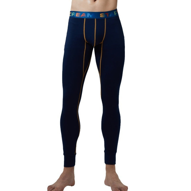 L'automne des hommes mode d'hiver d'impression de dessin animé Base coton-woolen pantalon Slim Fit chaud