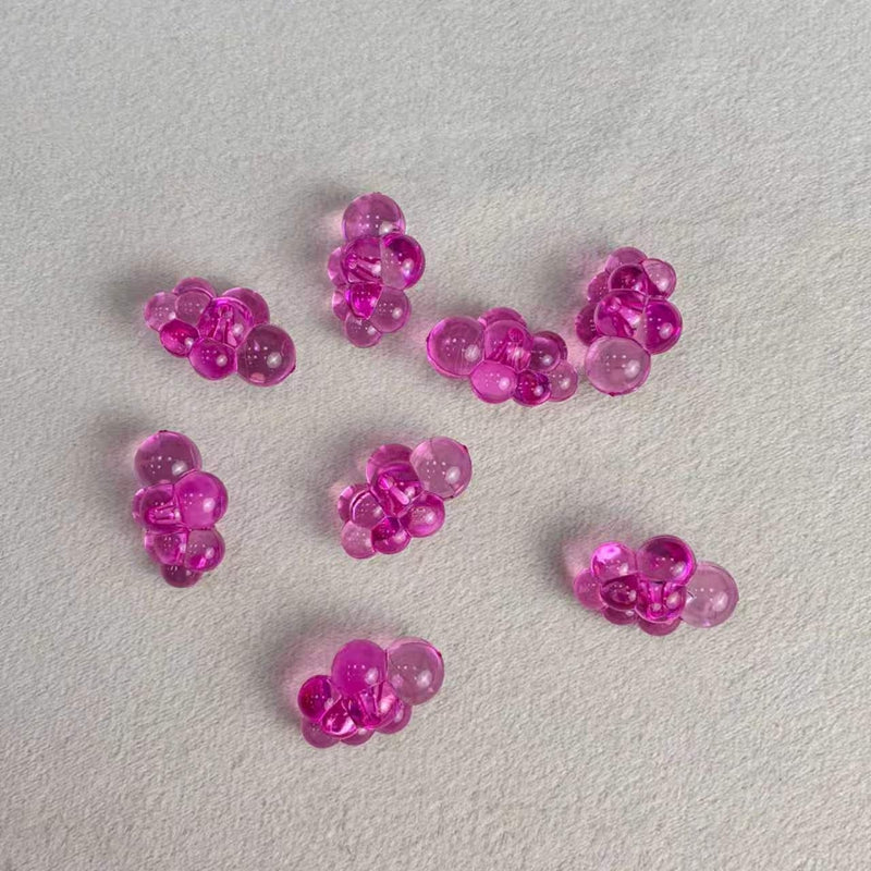 Perles de nuages acryliques translucides
