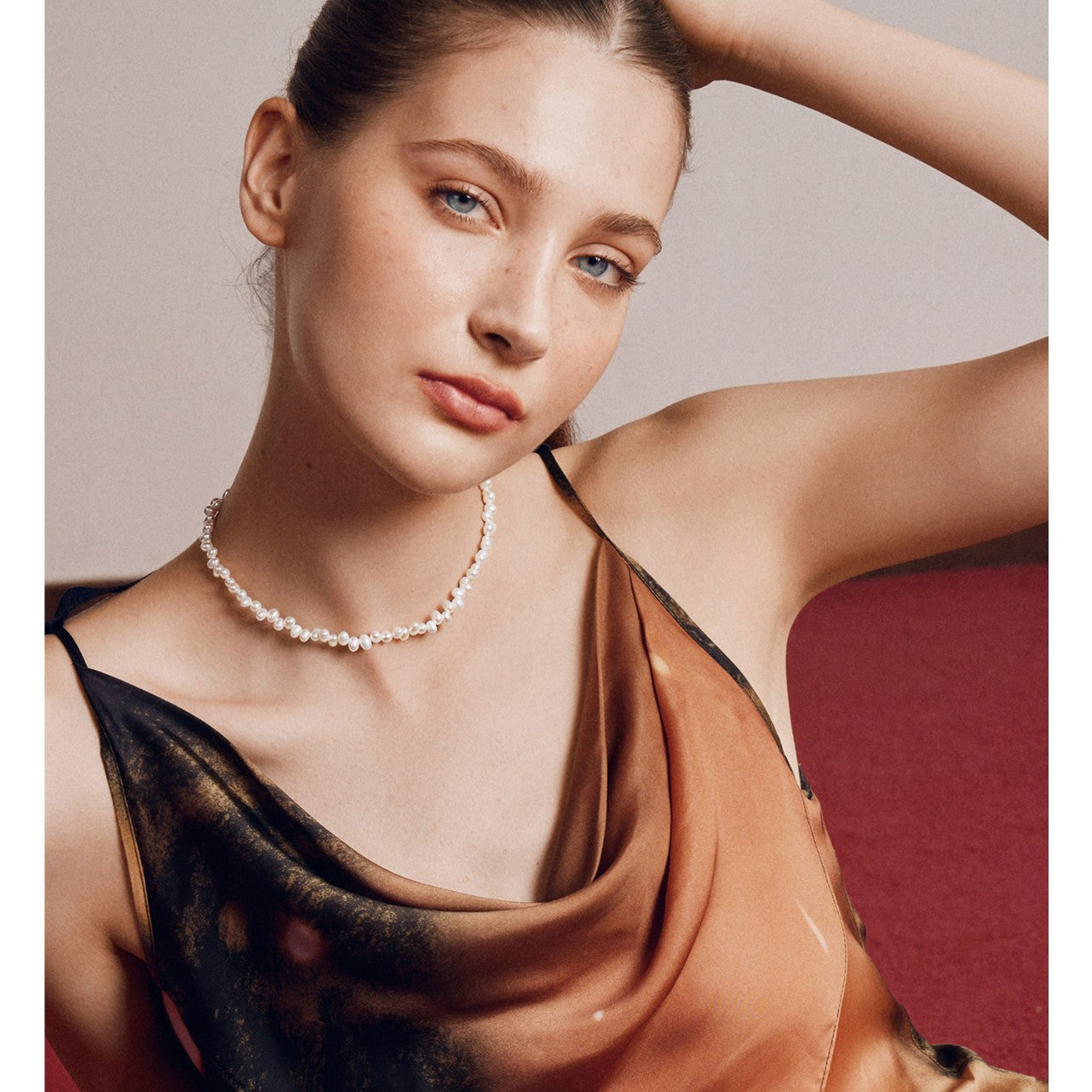 Collier de perles d'eau douce pour les femmes
