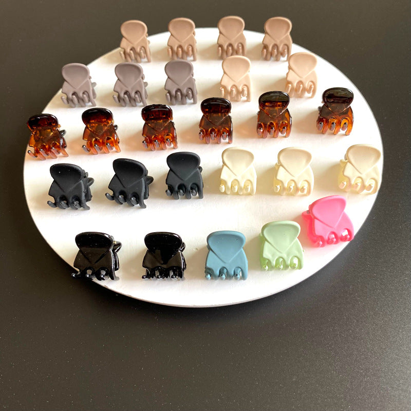 Accessoires de pince à cheveux Mini Grab couleur solide