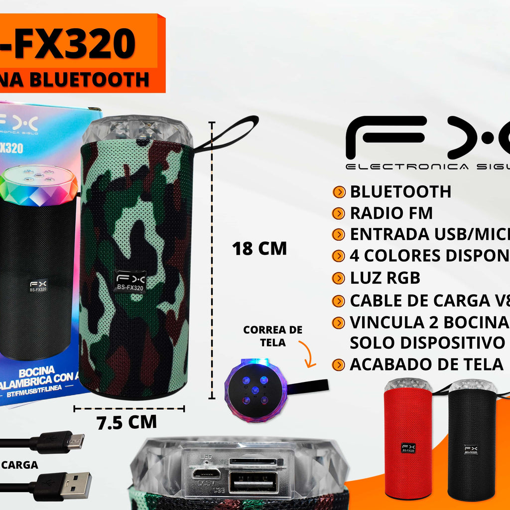 Haut-parleur Bluetooth - Haut-parleur sans fil portable avec éclairage Rgb