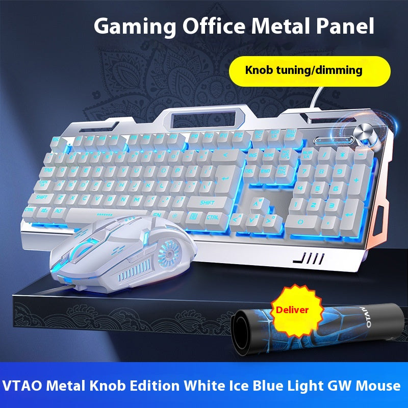 Silver Eagle V2G5 Sensation mécanique tête de souris de clavier en métal