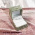 Fashion Flannel Étanche boîte à bijoux Pearl Buckle