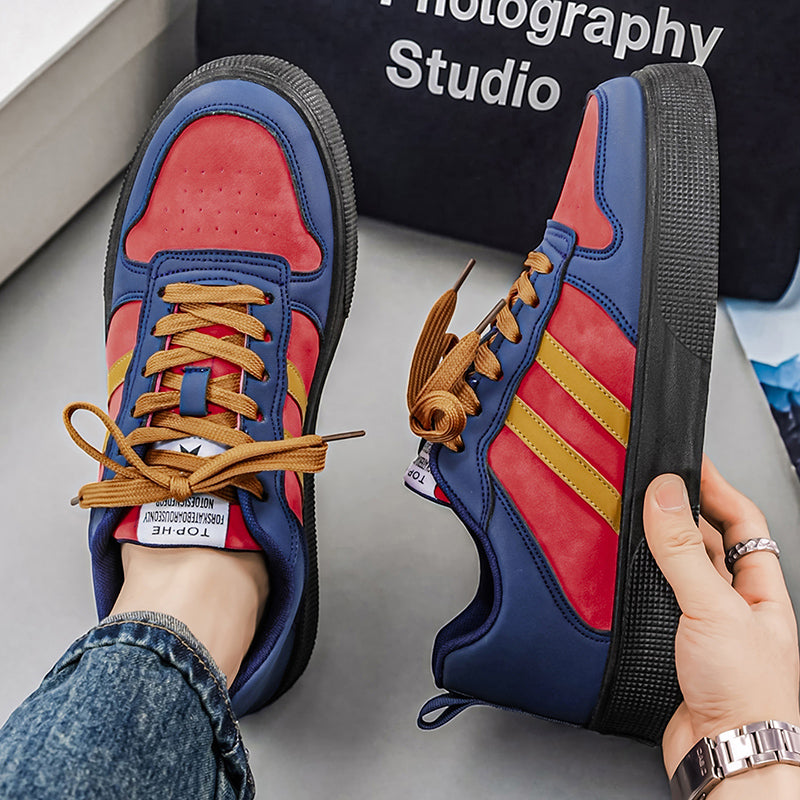 Chaussures de skate à rayures tendance pour hommes Best-seller