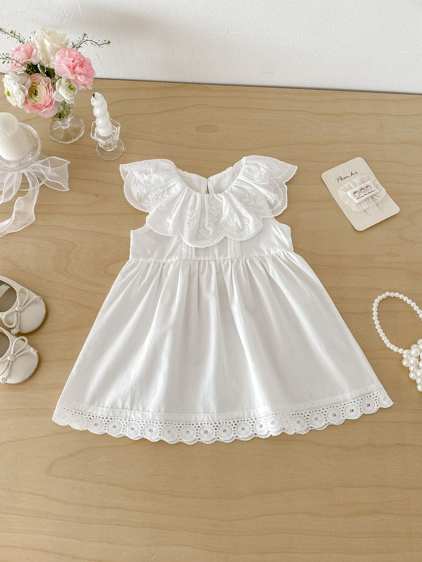 Vêtements d'été pour enfants Robe princesse en dentelle