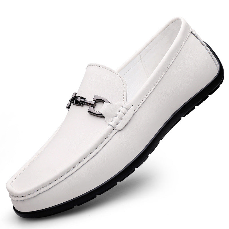 Mocassins occasionnels moussolés de vache pour hommes