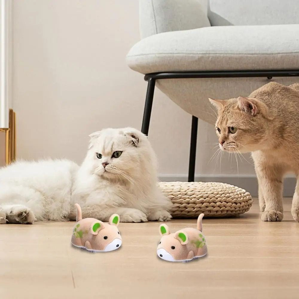 Avec Fu N Sounds Jouet interactif de hamster pour chats Jouet d'exercice pour animaux de compagnie