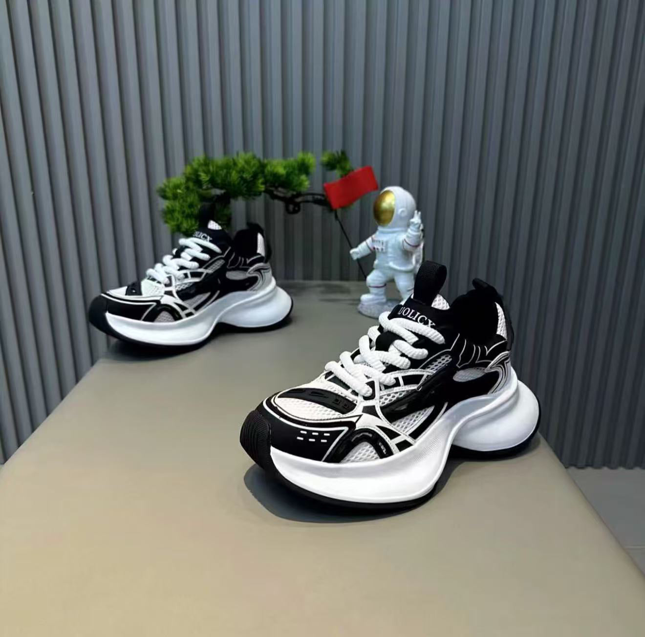 Mesh Respirant épais-solé Sporty-casual chaussurestyly et polyvalent