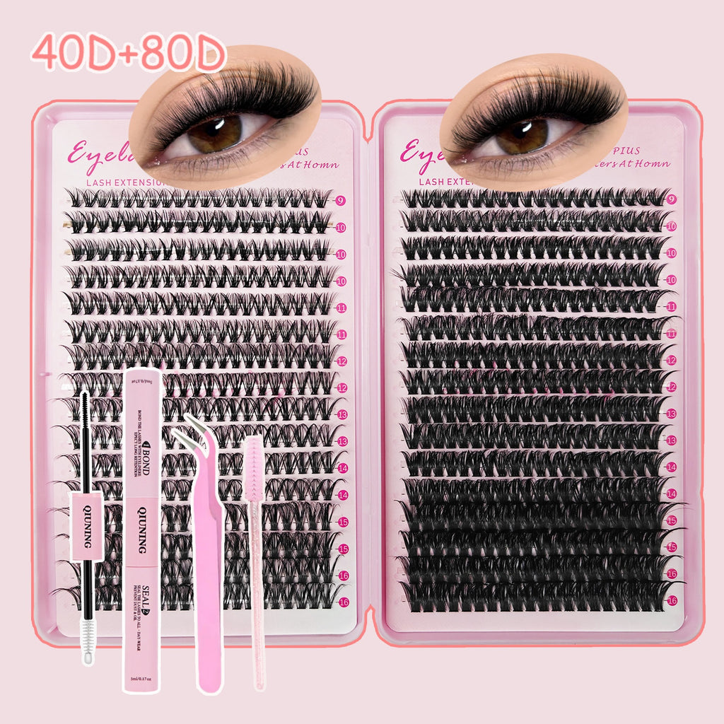 Faux jeu de cils Grande capacité Livre deash Assortiment mixte
