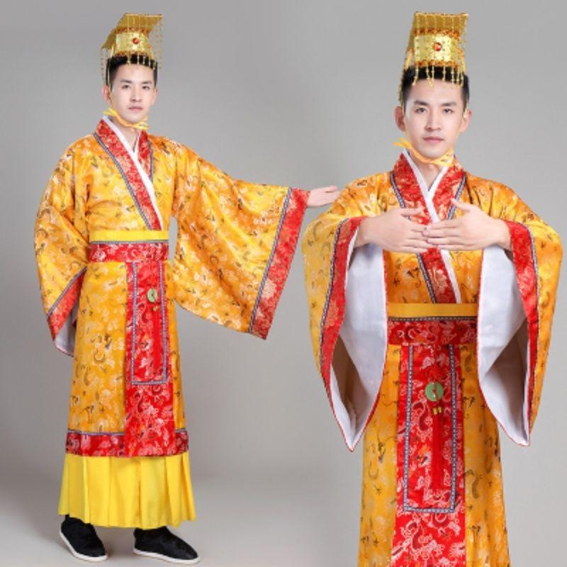 Costume antique de l'empereur de la dynastie Tang