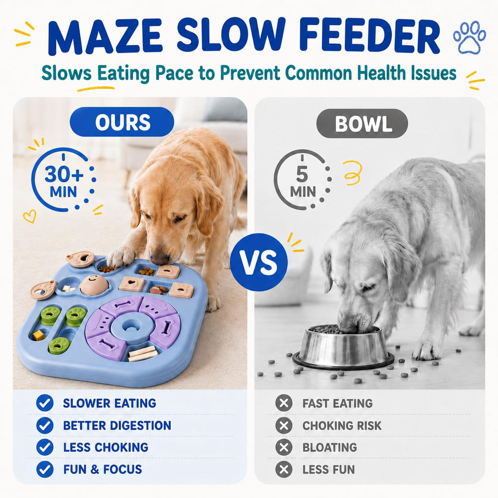 Jouet interactif de puzzle chat