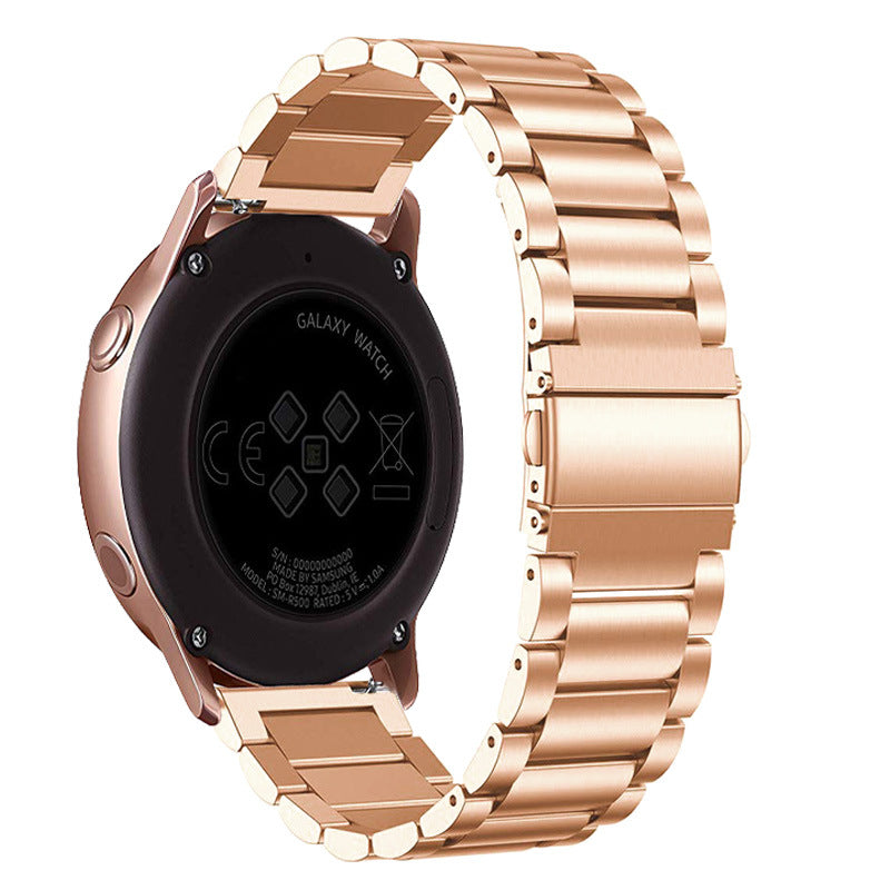 Montres en acier inoxydable Bracelet en métal à trois perles