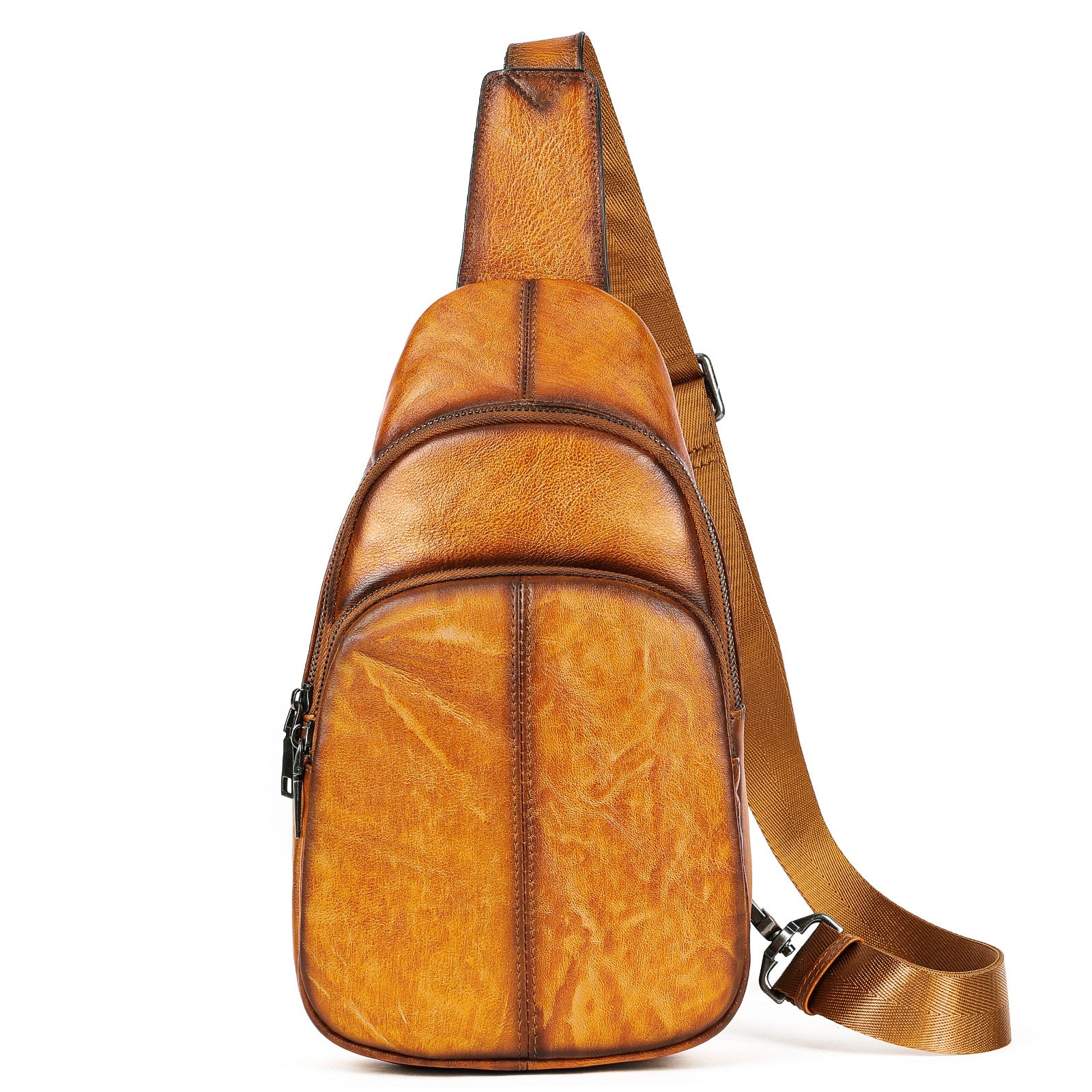 Sac d'épaule Cowhide pour hommes