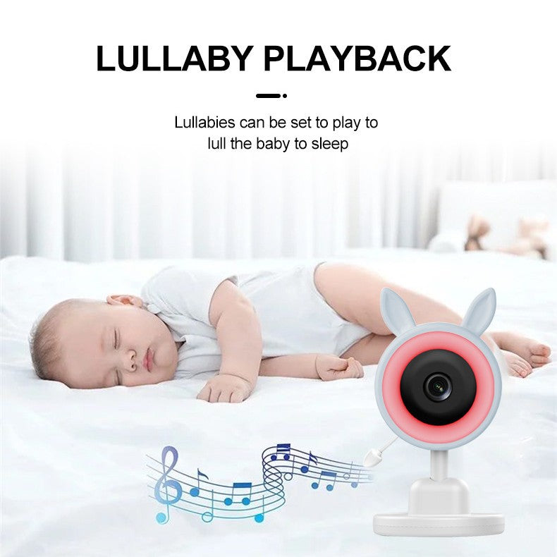 Moniteur de bébé avec VOX Mode nuit vision couleur pleine lumière alarme sonore surveillance intelligente Ca