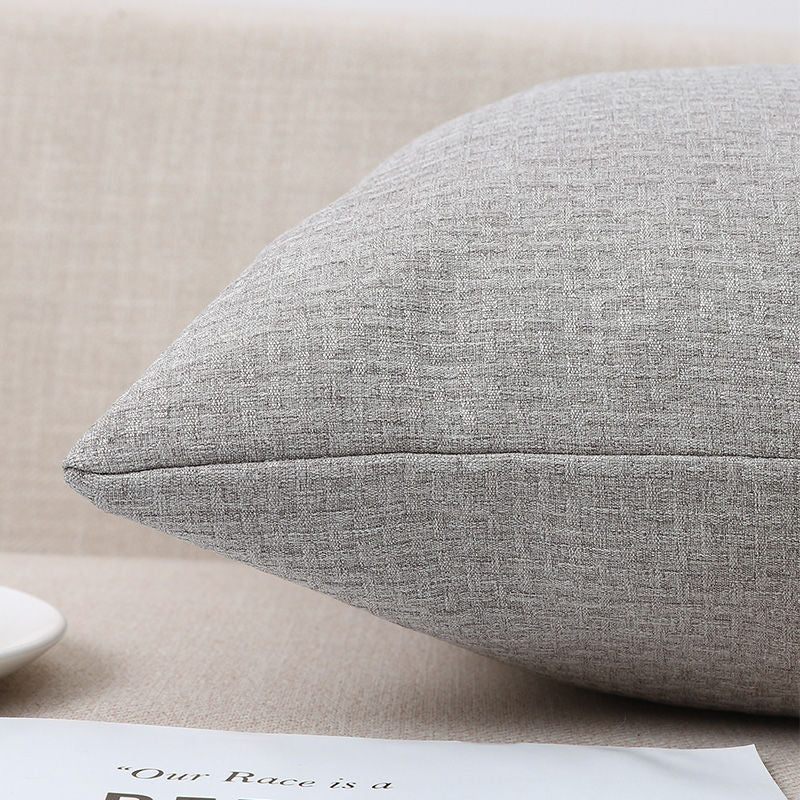 Coussin en coton et lin