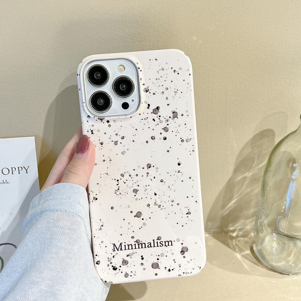 Étui téléphonique simple à l'encre Splash