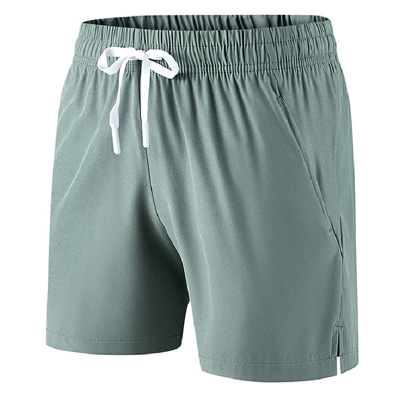 Short de loisirs en soie de glace pour hommes Sports Plus Taille Pantalon de plage