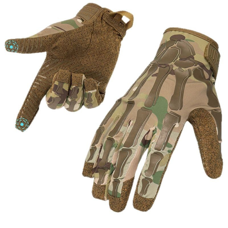 Gants tactiques antidérapants en soie de glace résistant au soleil et respirant