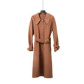 Manteau de laine à double face pour un véhicule élégant