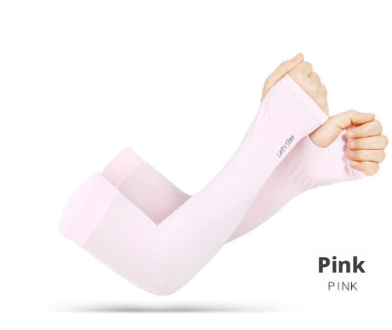 Sunscreen glace manches-pink-boutique sac-1 paire
