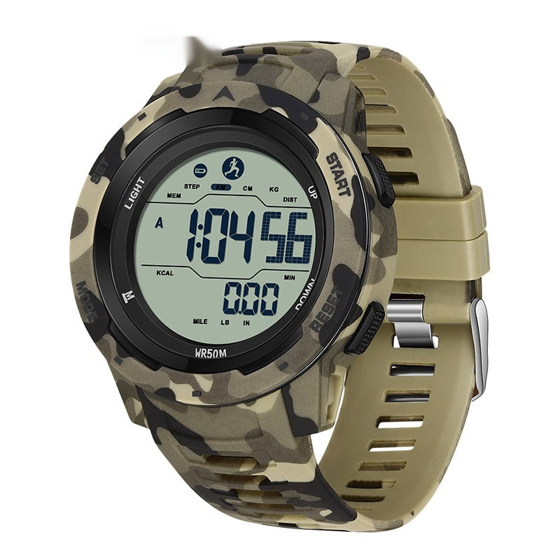 Sanda Calories Imperméable Multifonctionnel Shockproof Smart Homme et Femmes Montre