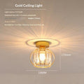 Creative personnalisé cristal plafond lumière Hallway lumière Balcon Flush Mount lumière